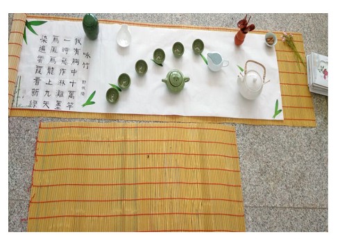 旅游管理与烹饪学院茶艺表演队举办“茶香逸韩园”之无我茶会